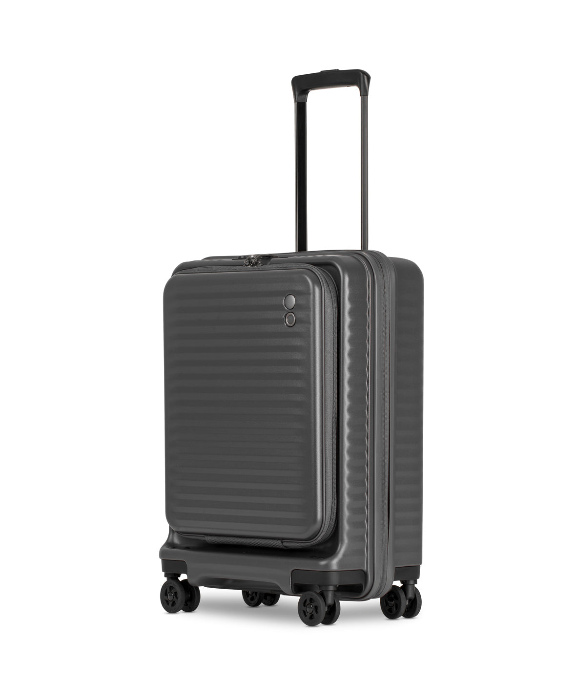 Echolac Celestra Suitcase, Small 55 cm, Dark Grey Bügel 