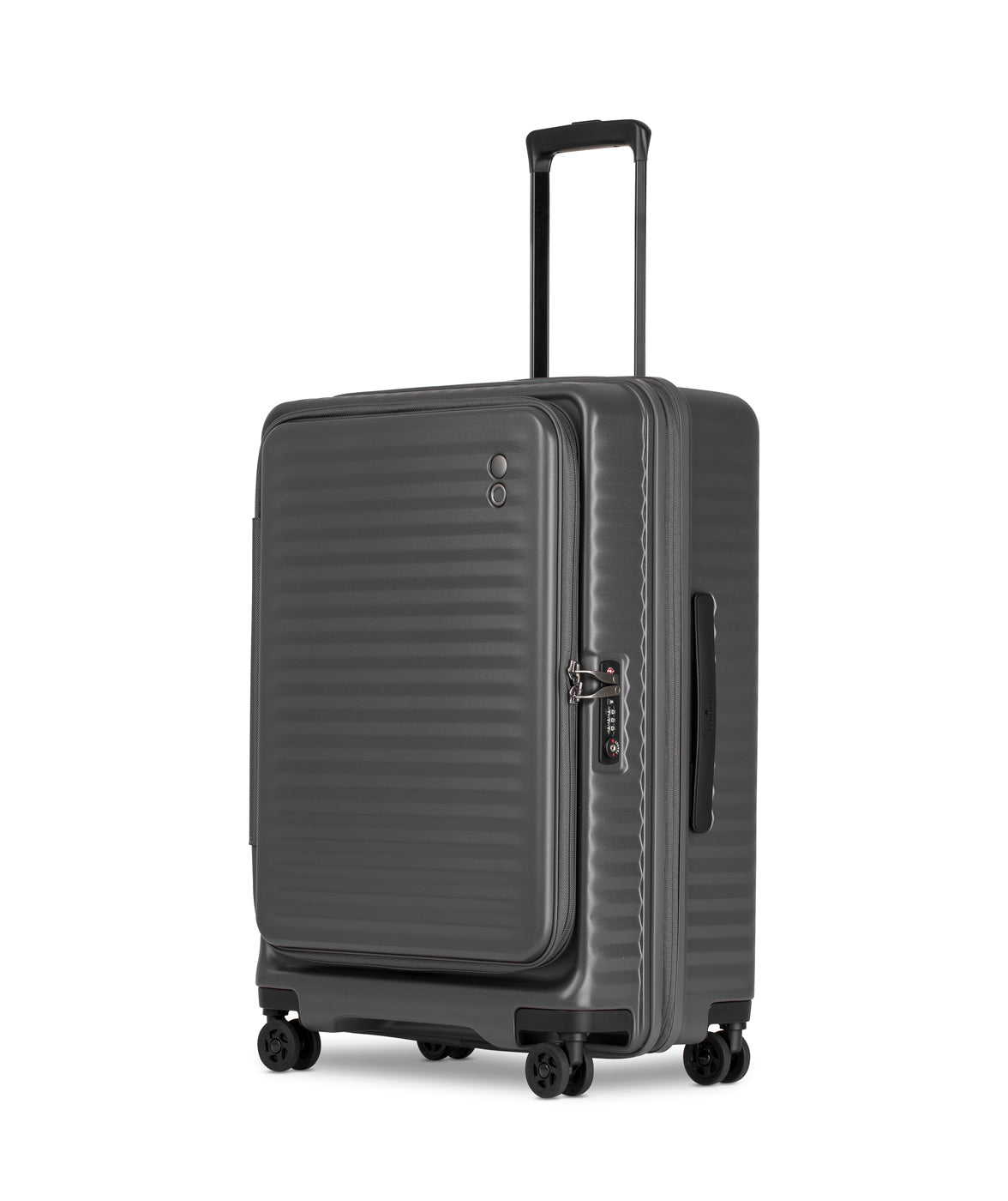 Echolac Celestra Suitcase, Medium 65 cm, Dark Grey Seite