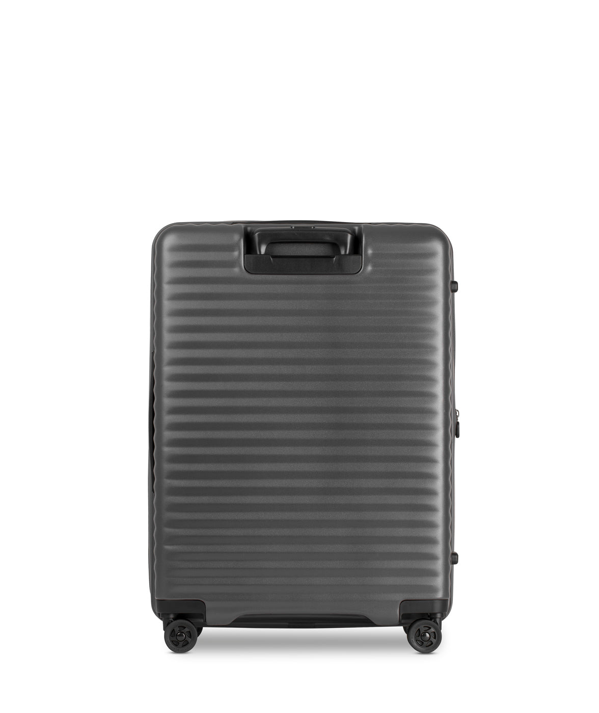Echolac Celestra Suitcase, Medium 65 cm, Dark Grey von Hinten 