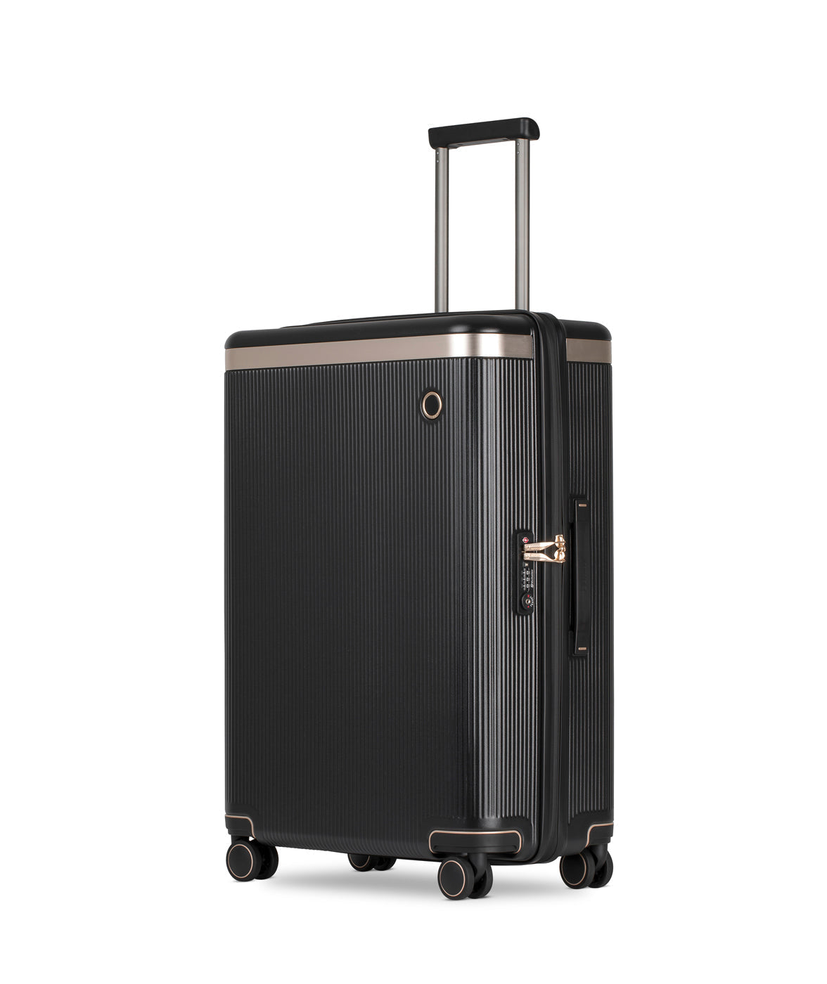 Echolac Dynasty Suitcase, Medium 67 cm, Black Seite