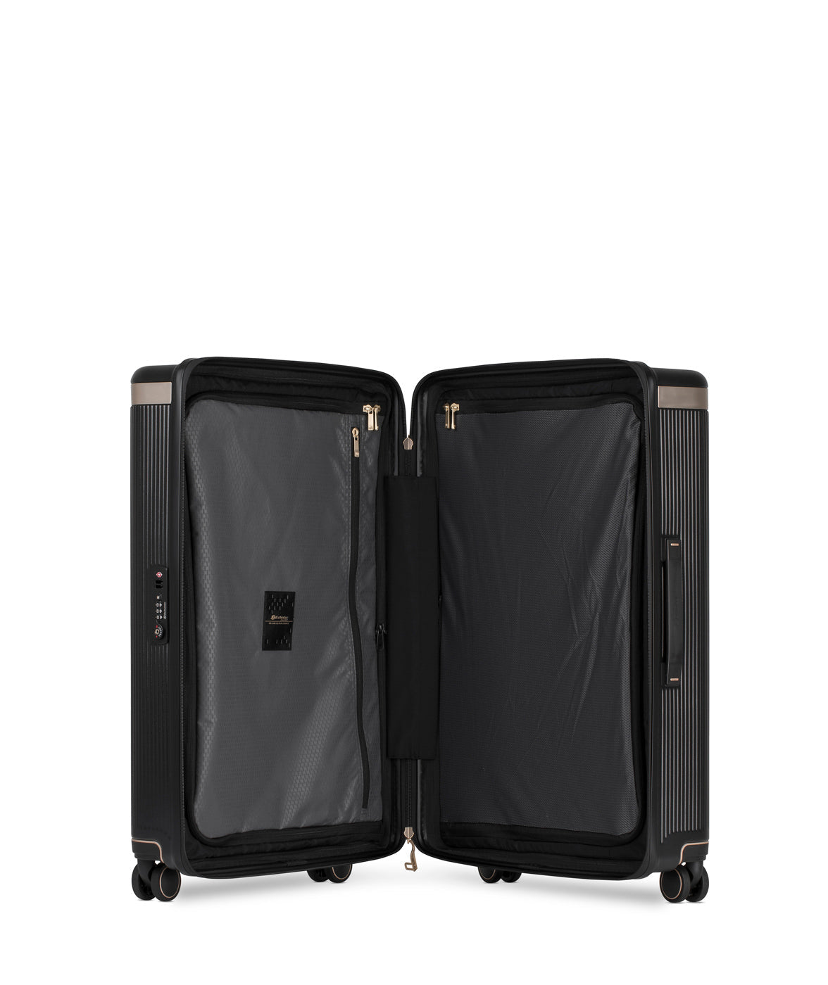 Echolac Dynasty Suitcase, Medium 67 cm, Black offen 