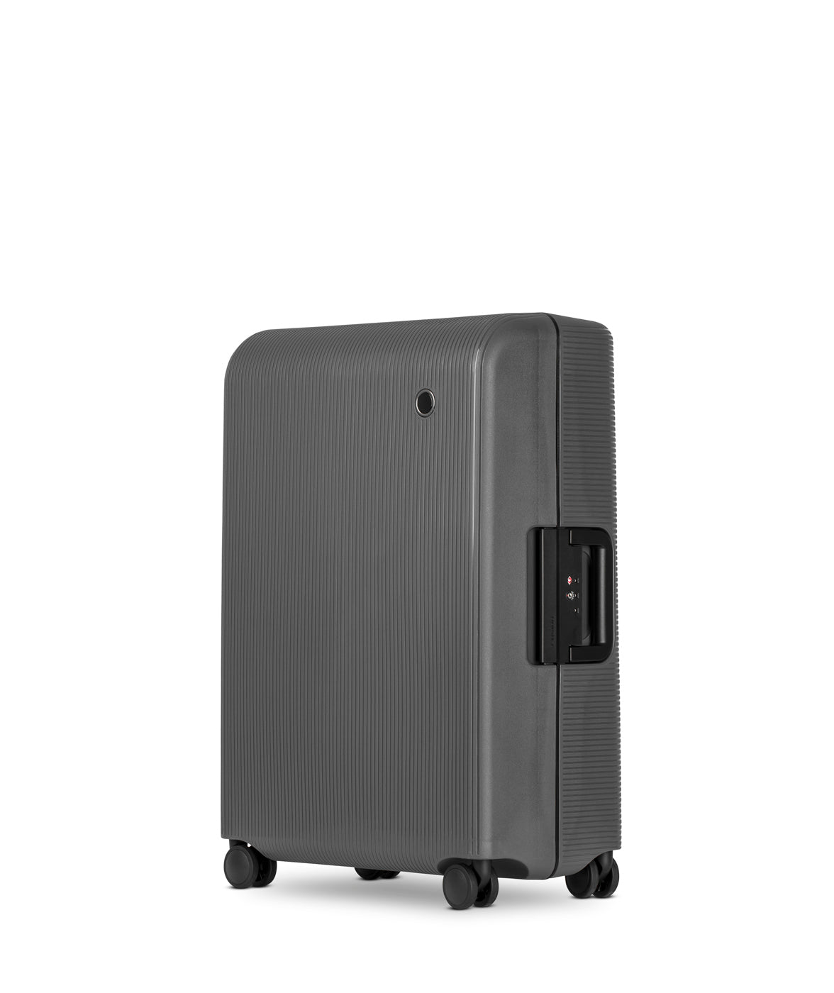 Echolac Fusion Koffer, Medium 66 cm, Dunkelgrau seitlich